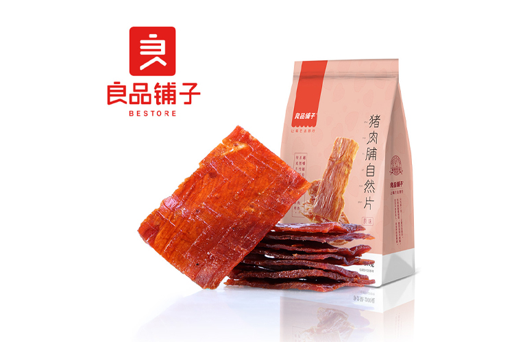 良品铺子猪肉脯自然片原味 100G